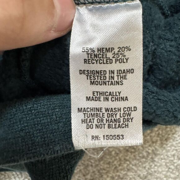 Wild Rye Hoodie Womens 4 Green Sherpa Lined Hood Snap Placket Thumbholes Casual - Picture 9 of 12